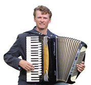 Accordionist Valto Savolainen from Finland